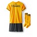Benfica kläder Barn 2022-23 Bortatröja Kortärmad (+ korta byxor)